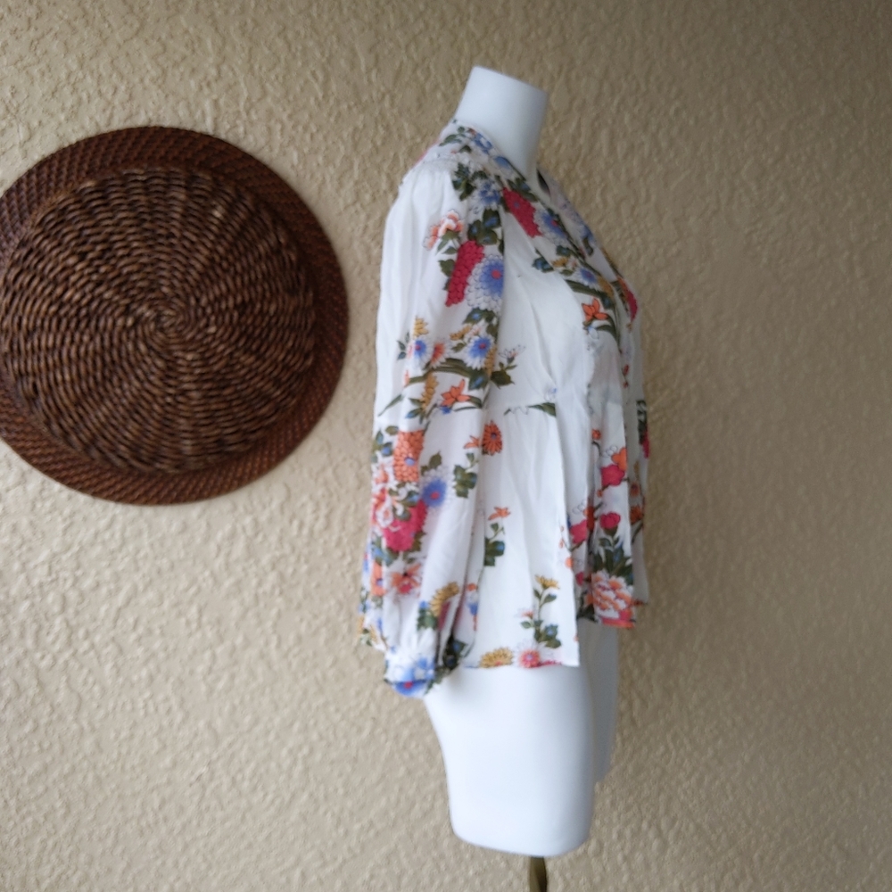 Isabel Marant Ivia Floral Silk Blouse - Picture 5 of 8